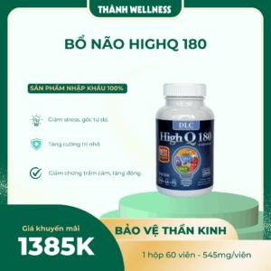 HighQ 180 - Tăng Cường Trí Nhớ, Giảm Stress