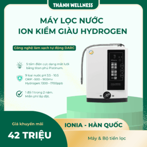 Máy Lọc Nước Ion Kiềm Giàu Hydrogen Water Plus Hàn Quốc
