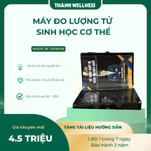 Máy đo lượng tử sinh học Đài Loan – Phân tích 45 chỉ số sức khỏe, độ chính xác đến 95%