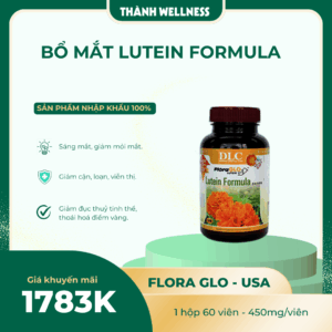 Lutein Formula FloraGLO® chứa 12mg Lutein, 6mg Zeaxanthin