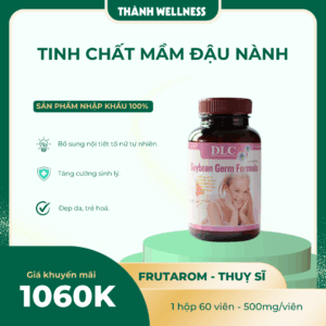 Tinh Chất Mầm Đậu Nành Thuỵ Sĩ - Bổ Sung Nội Tiết Tố Nữ Tự Nhiên
