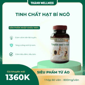 Tinh Chất Hạt Bí Ngô Áo - Tăng Sinh Lý Nam